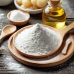 Agar agar in polvere utilizzato come addensante naturale