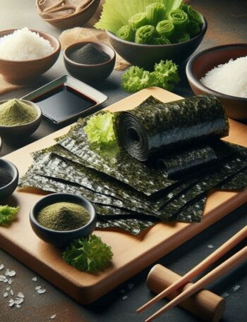 Alga Nori in fogli essiccati pronti all’uso