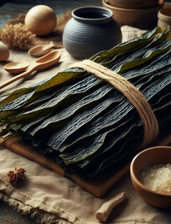 Alga Kombu essiccata pronta all’uso in cucina