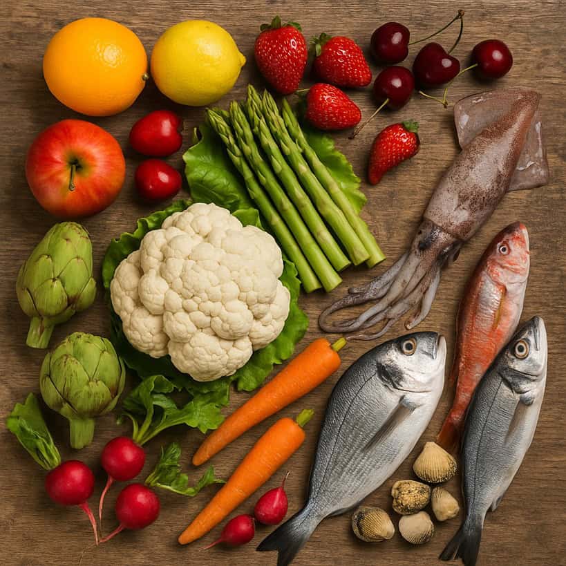 Alimenti di Stagione mese di Aprile