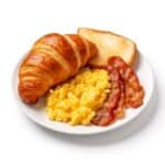 Immagine rappresentativa della categoria Colazione: croissant, uova strapazzate, pancetta e toast