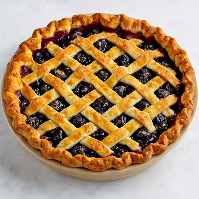 Blueberry Pie americana fatta in casa