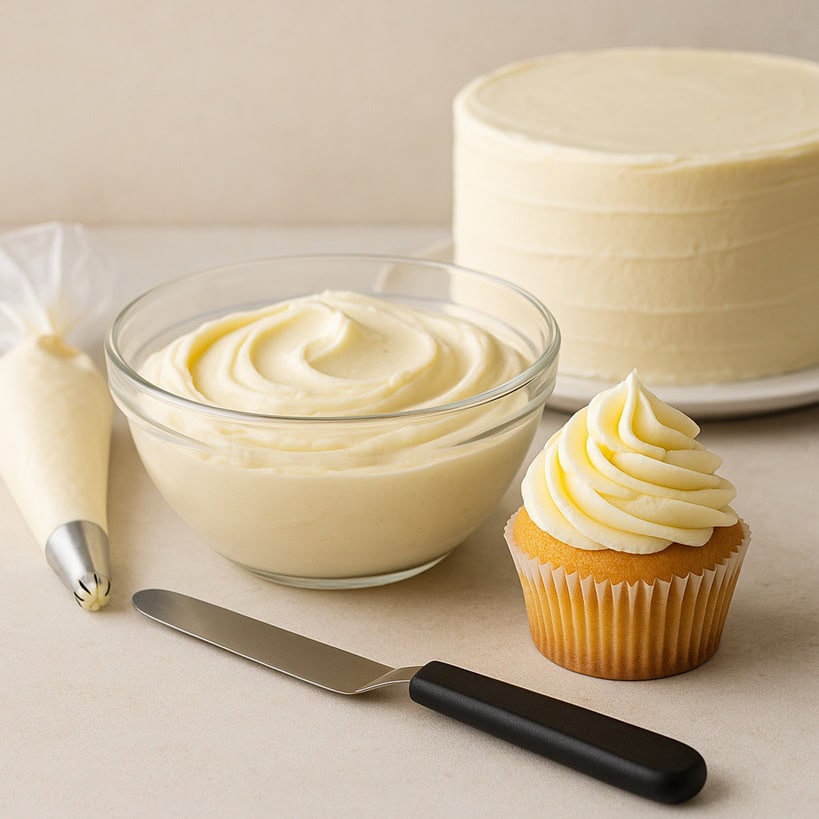Crema al burro per farcire, decorare o stuccare dolci e torte