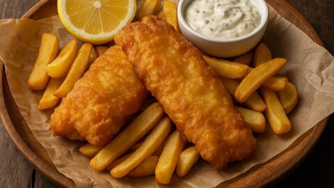 Fish and Chips ricetta inglese con merluzzo fritto e patatine