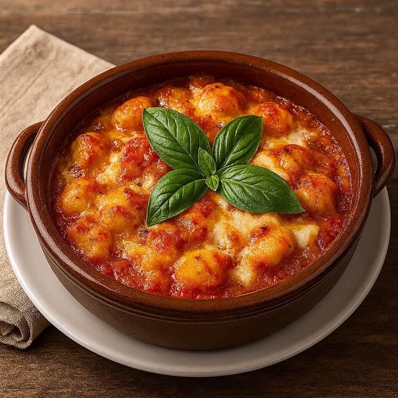 Gnocchi alla sorrentina preparati con la ricetta tradizionale