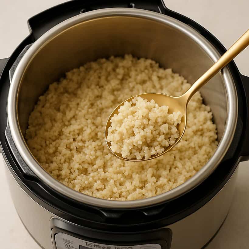 Quinoa cotta in Instant Pot