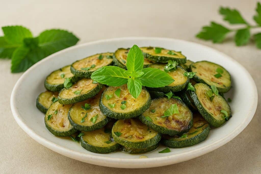 Zucchine alla scapece preparate con la ricetta tradizionale