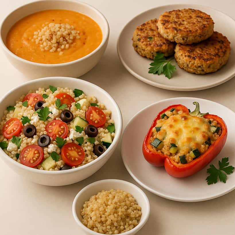 Ricette con quinoa cotta: insalata, ripieni, polpette e zuppe