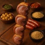 Churrasco brasiliano cotto su barbecue